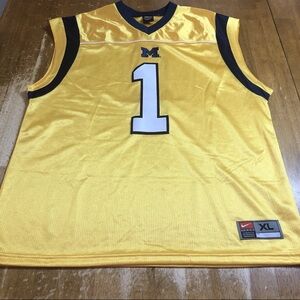 Vintage Nike University of Michigan Basketball Jersey